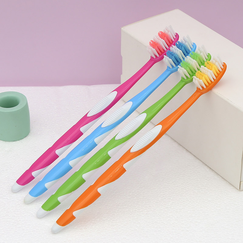 Hard bristled toothbrush